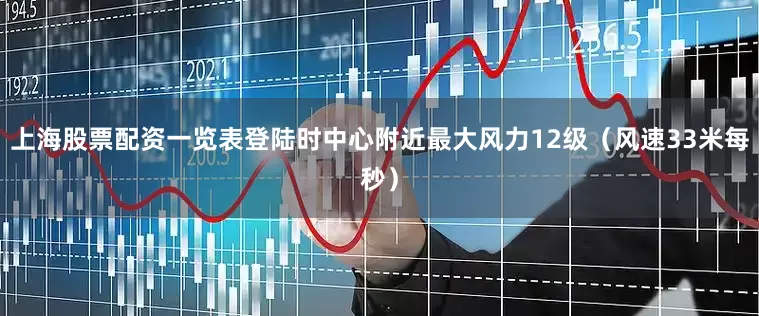 上海股票配资一览表登陆时中心附近最大风力12级（风速33米每秒）